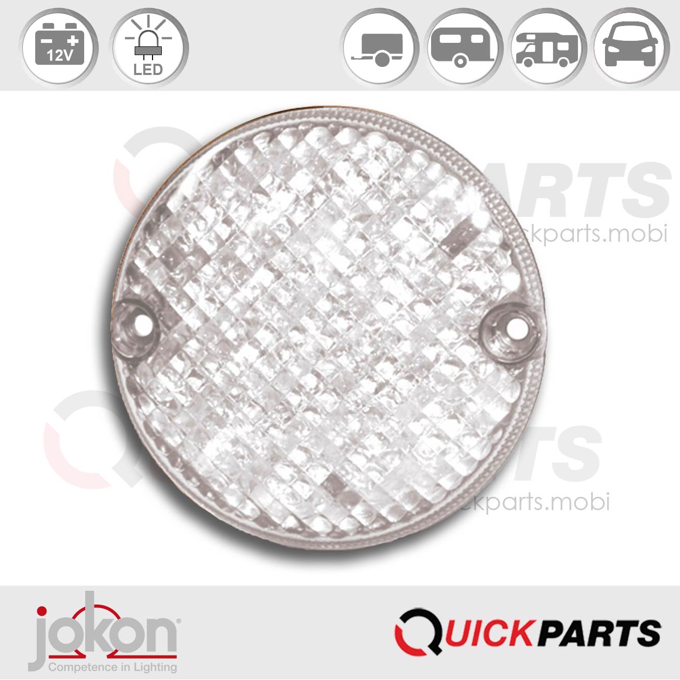 Feu de recul LED | 12V | Jokon E2-0004035