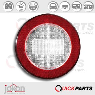 Feu de recul LED et catadioptre | 12V | Jokon E2-06013