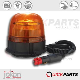 Faro LED ámbar magnético 12-24V