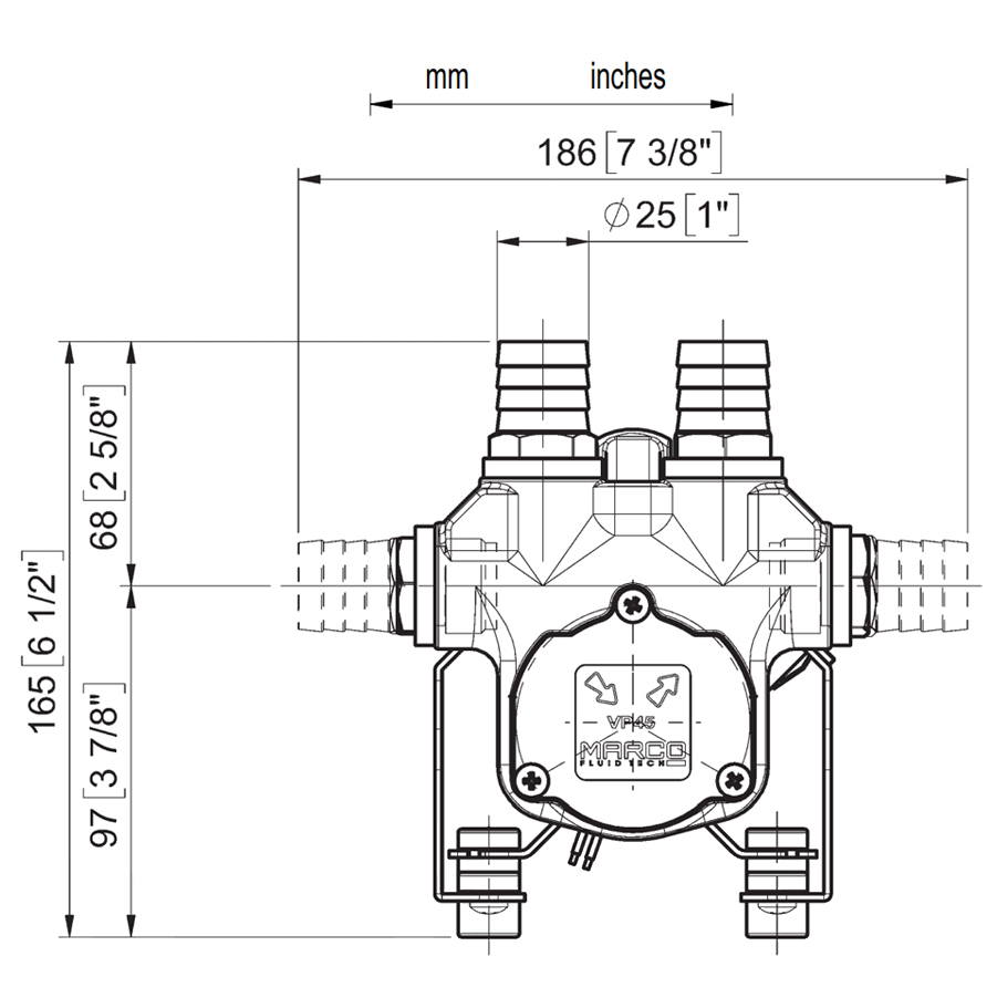 Bomba eléctrica autocebante para varios líquidos | 12V | Marco 166 026 12 - Imagen 13