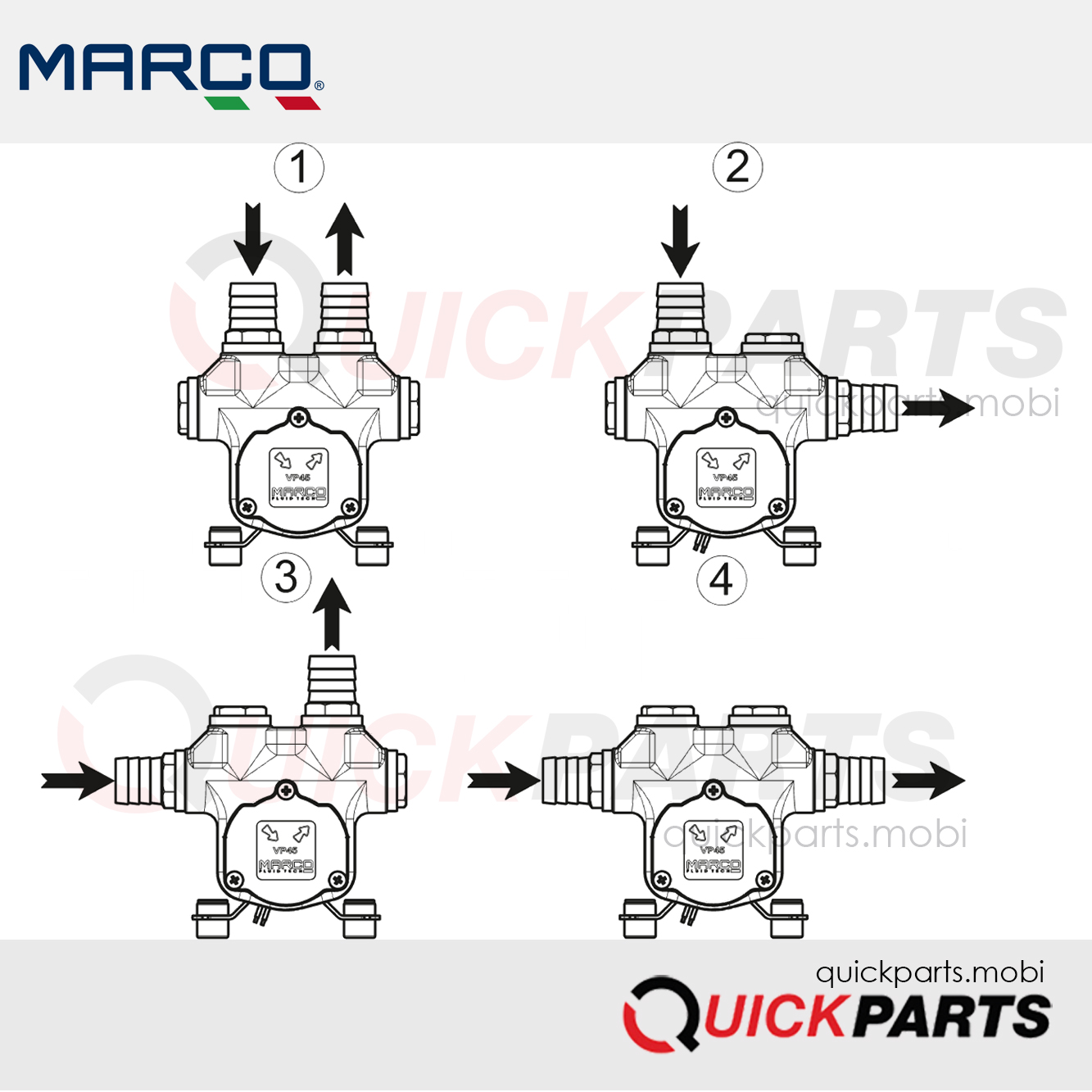 Bomba eléctrica autocebante para diversos líquidos | 24V | Marco 166 020 13 - Imagen 7