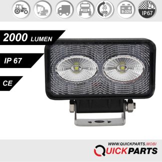 Phare de travail à LED | 2 LEDs | 20W|Phare de travail à LED | 2 LEDs | 20W