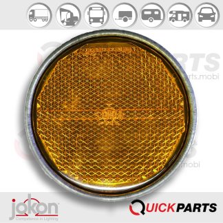 Gelb Rückstrahler Ø 81.5 mm | Montageloch| Metal Fassung|Gelb Rückstrahler Ø 81.5 mm | Montageloch| Metal Fassung|Gelb Rückstrahler Ø 81.5 mm | Montageloch| Metal Fassung|Im JOKON-Programm finden Sie für jeden Anwendungsfall hochwertige Leuchten