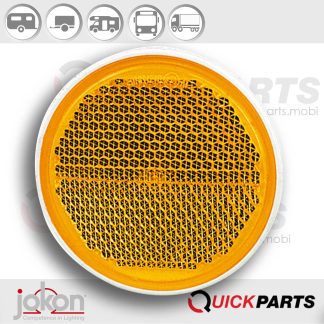 Orange reflector ø85mm zelfklevend | Jokon E1-31281|Orange reflector ø85mm zelfklevend | Jokon 31281 | Jokon 30.0010.010|Rode reflector Ø85 mm met plakstrip | Jokon IA E1-31281|In de JOKON-reeks vindt u hoogwaardige verlichting voor elke toepassing die het individuele ontwerp van uw voertuig verbetert en verrijkt.|||Rode reflector Ø85 mm met plakstrip | Jokon IA E1-31281|Rode reflector Ø85 mm met plakstrip | Jokon IA E1-31281