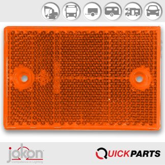 Orange Reflector | 115 x 7 x 75 | Jokon 0121345 | Met 2 bevestigings gaten