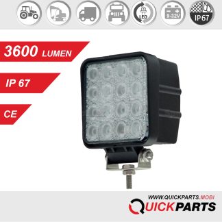 Phare de travail | 16 LEDs | 48W|Phare de travail | 16 LEDs | 48W||||||