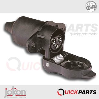 Prise à 3 broches pour véhicules agricole | 12V | Jokon 44.2002.000 | DIN 9680|Dans la gamme JOKON