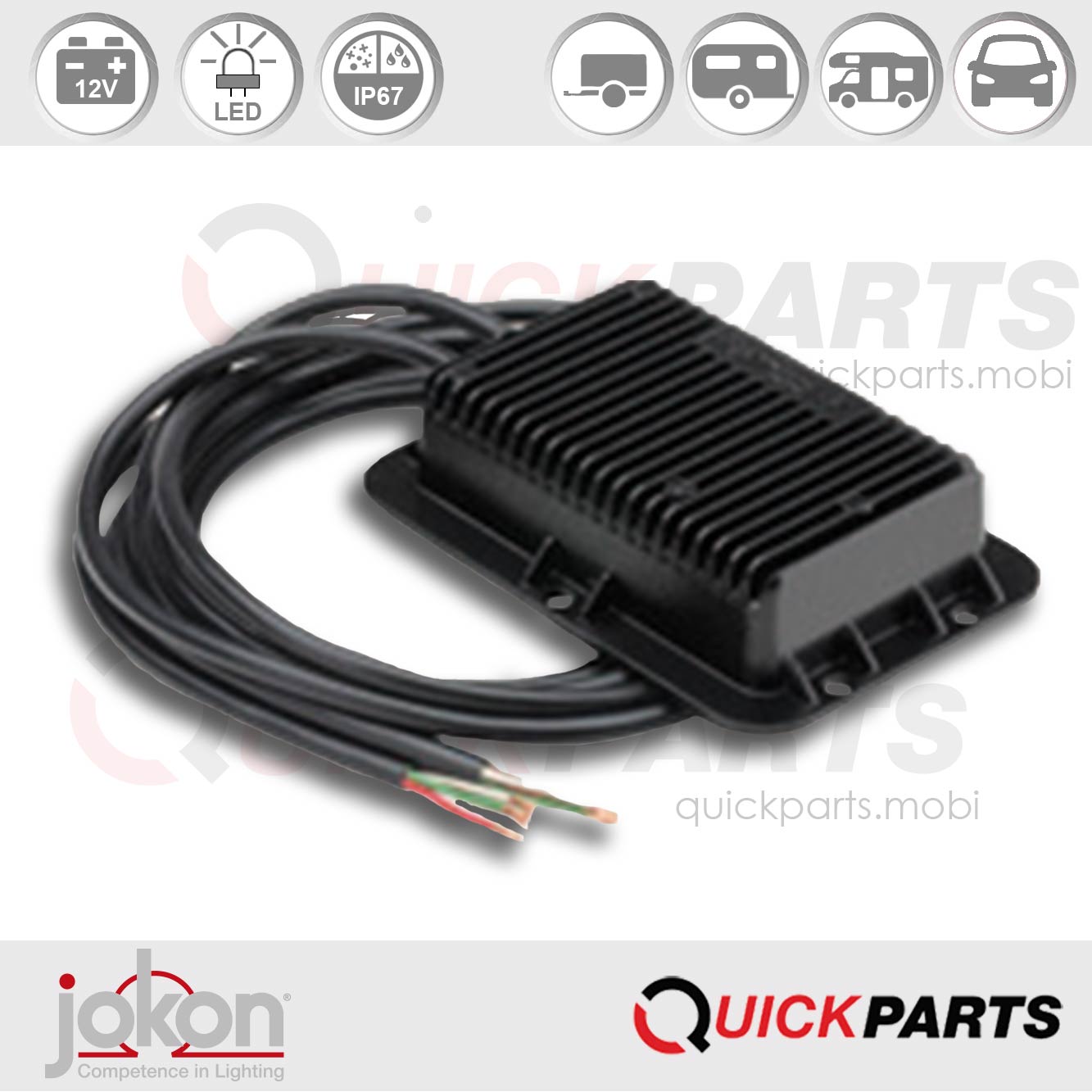 Dispositivo de control LED (Direccional) | 12v | EMV|En la gama JOKON