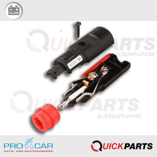 Fiche, prise pour allume cigare équipé d’un système de fixation et de montage innovant | 12-24V | PRO CAR 67714010