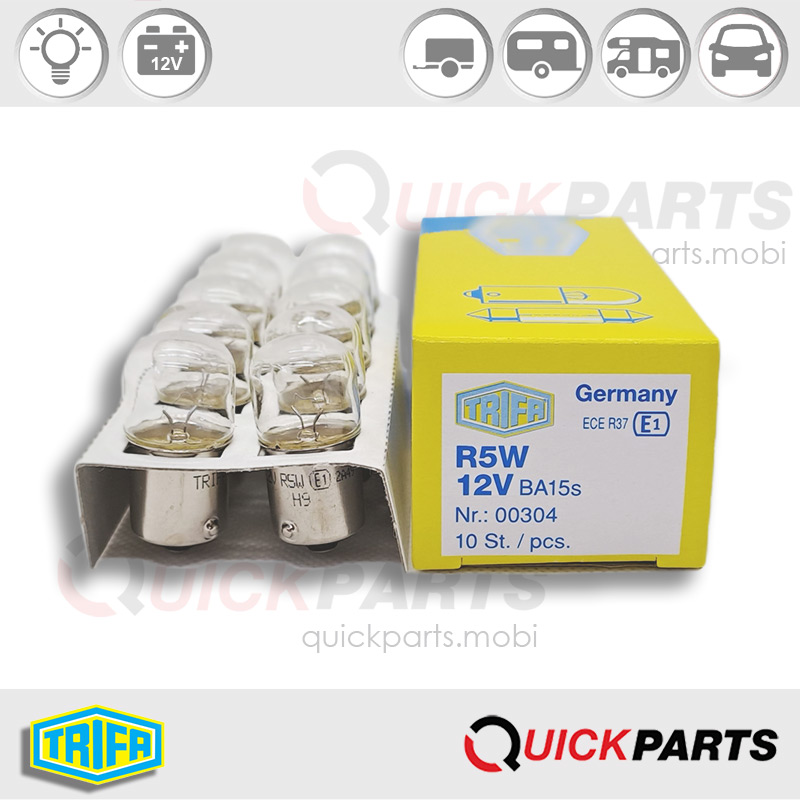 A10-00304-quickparts | A10-00304-dimensiones - Bombilla Trifa – ¡Máxima luminosidad para tu vehículo! Calidad