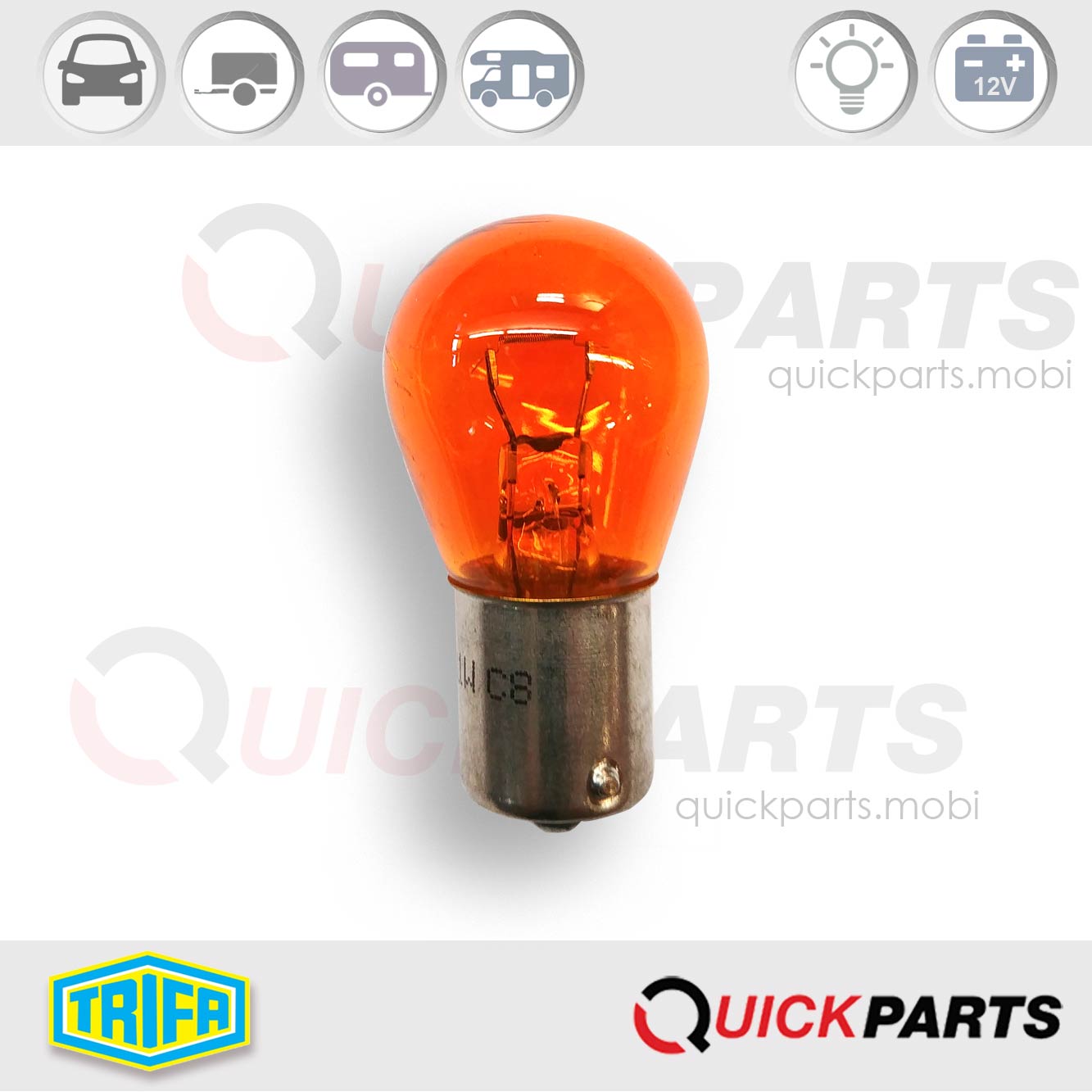 Flasher lamps amber | 24V | Trifa 81381 - Imagen 6