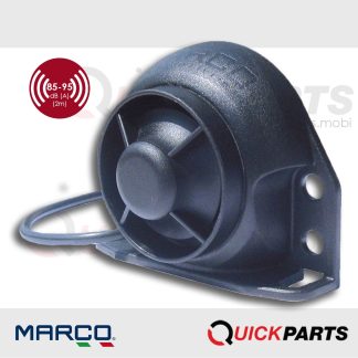 Alarme de recul | 6-100v | 85 - 95 dB | Marco BK1 - 104 120 15|Alarme de recul | 6-100v | 85 - 95 dB | Marco BK1 - 104 120 15|Alarme de recul sonore 105dB | 9/28v | Marco 104 121 15 | BK2|Alarme de recul | 6-100v | 85 - 95 dB | Marco BK1 - 104 120 15|Jeux d’avertisseurs électromagnétiques bitonales | 24V | 112dB|||||