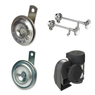 Bocina electromagnética y de disco