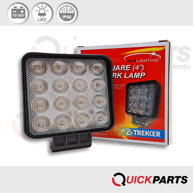 Lámpara de Trabajo Cuadrada LED | 1920 Lúmenes | 10-30 Voltios - Imagen 4