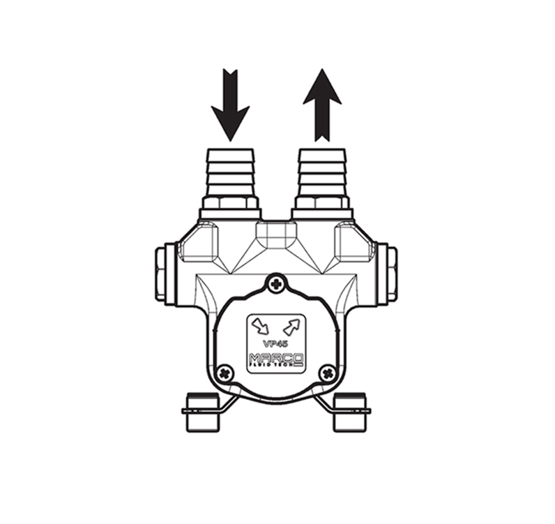 Selbstansaugende Schaufelpumpe | 12V | Marco 166 020 12 – Bild 6