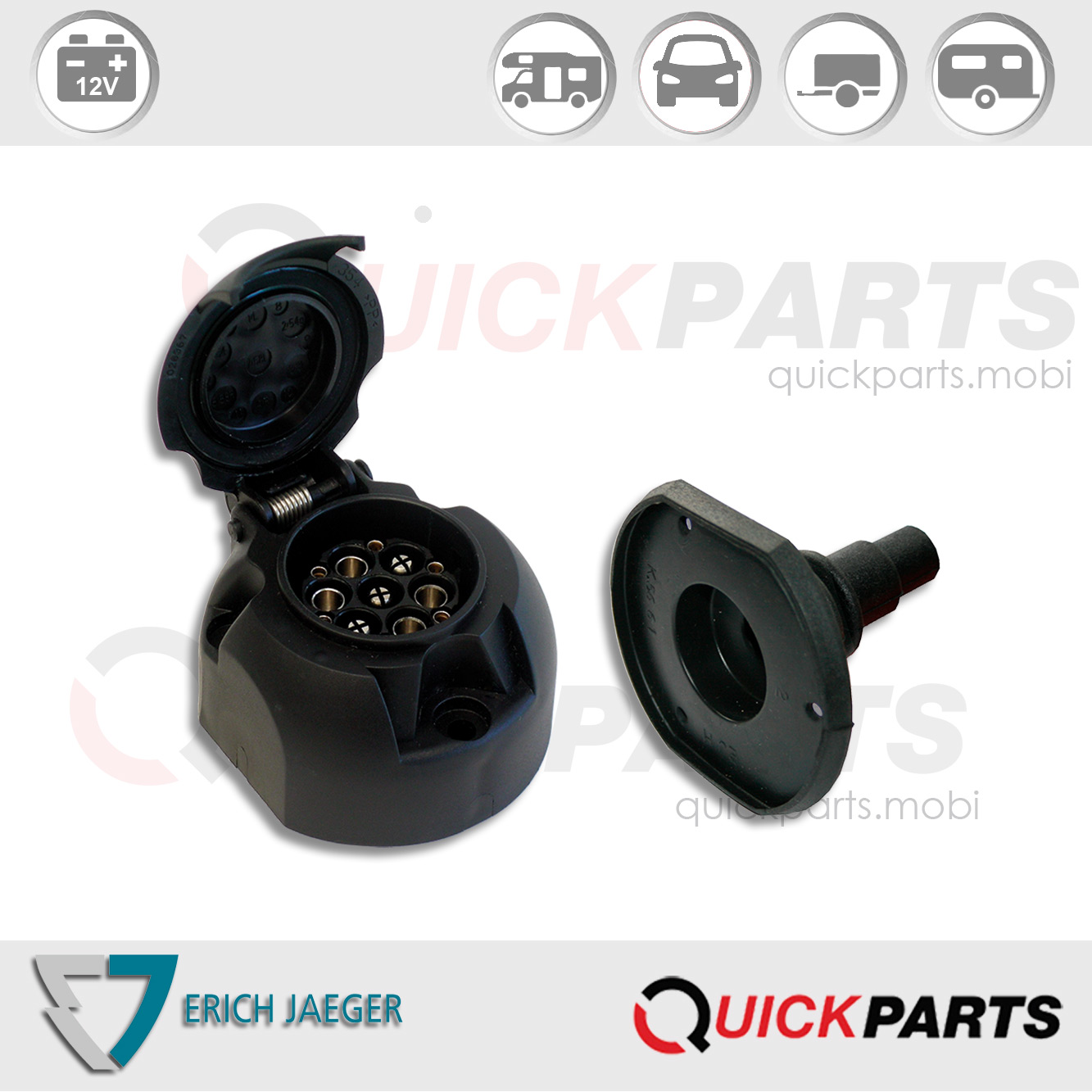 Toma de corriente - ISO 1724 tipo N - Erich Jaeger 101366 - Imagen 5