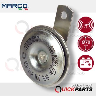 Avertisseur à disque tonalité aigue | Ø 70 mm | Marco 102 060 12