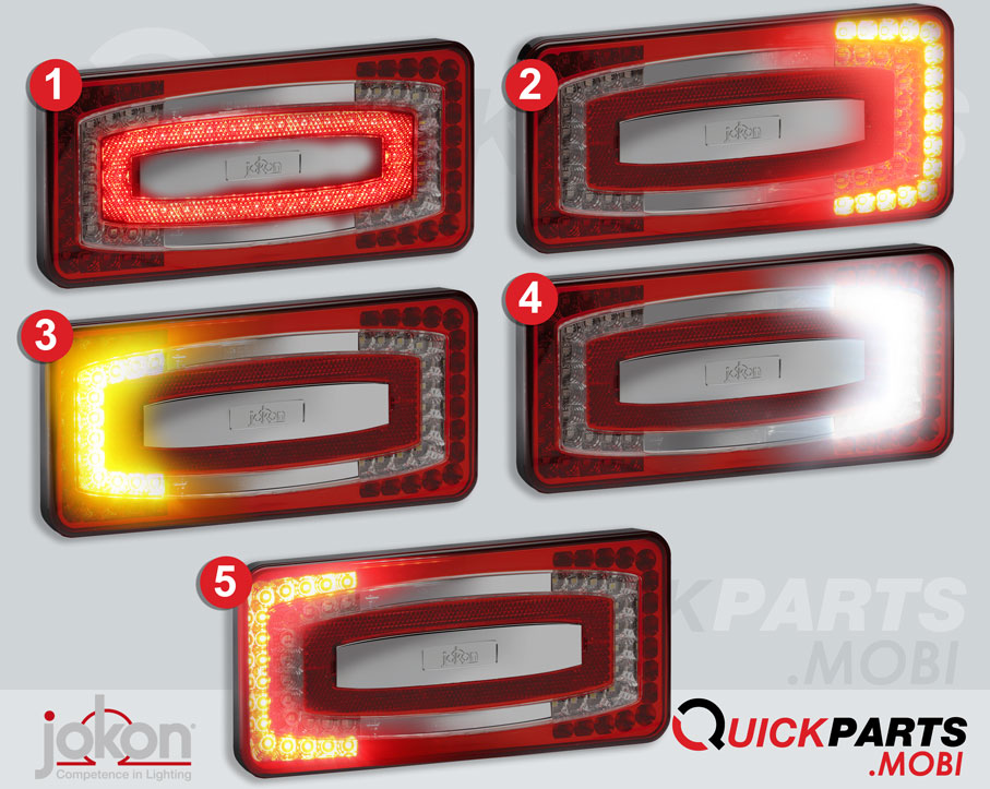 Feu Multifonction LED | 9-32V | Jokon 10.2300.022 - L930 – Image 11