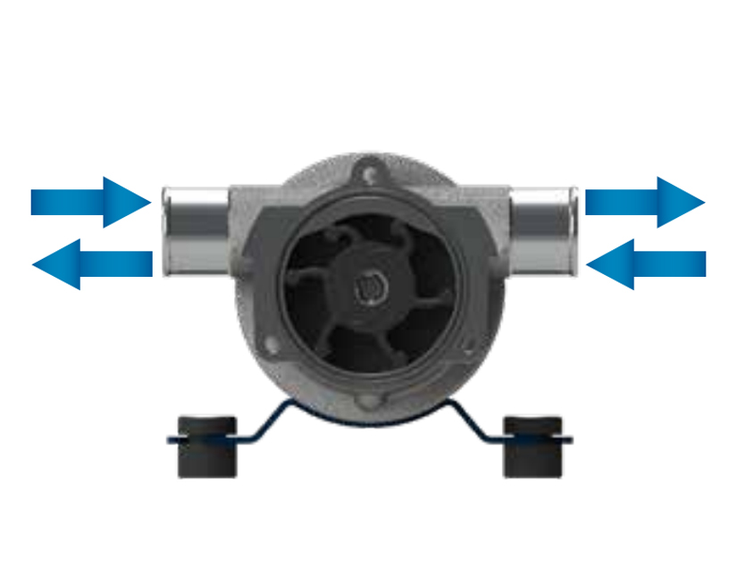 Bomba Eléctrica Autocebante Agua Dulce y Agua de Mar | 24V | Marco 162 002 13 - Imagen 6