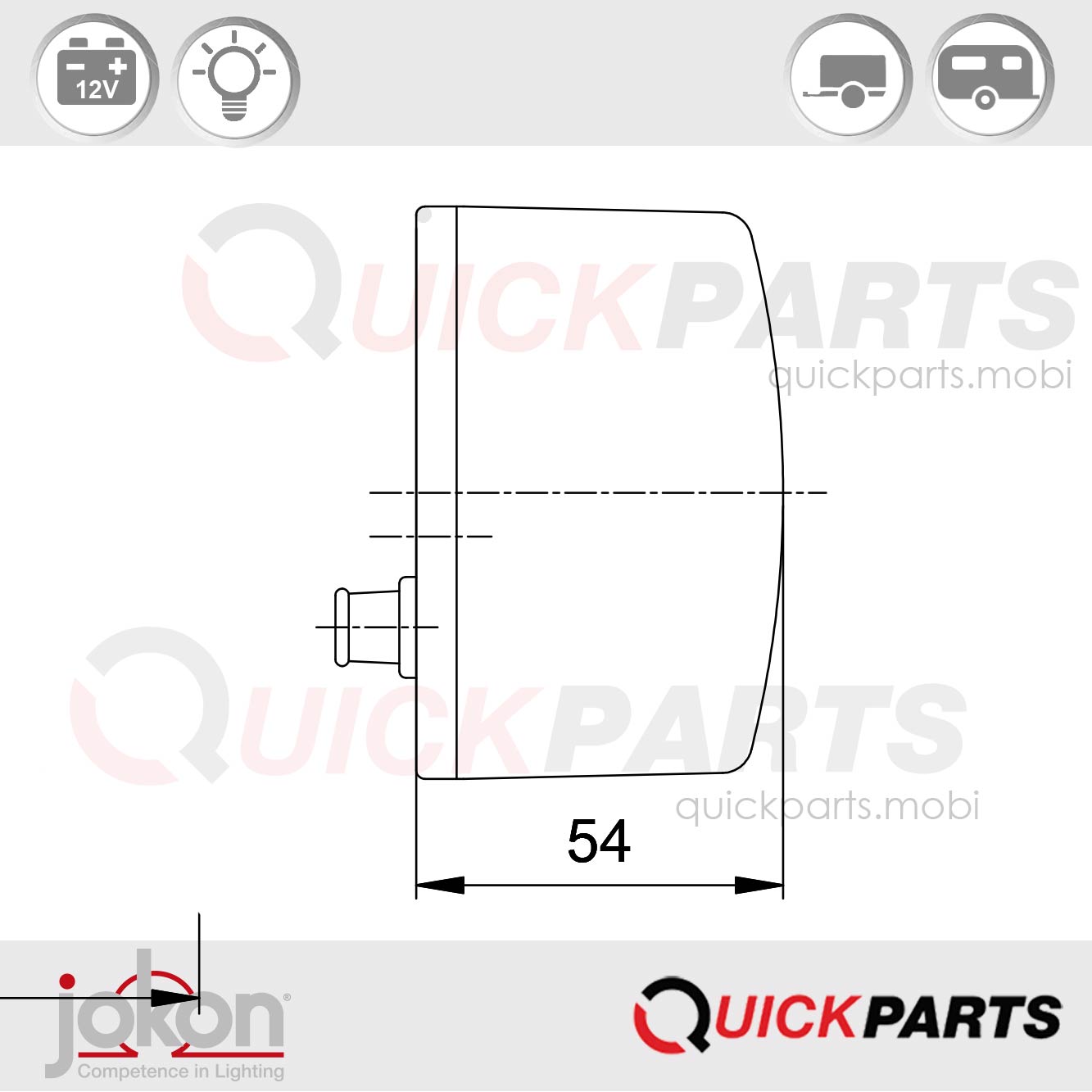 Feu Multifonction Gauche | Jokon 10.1003.110, E1-43369, BBS (K) 215-L – Image 2