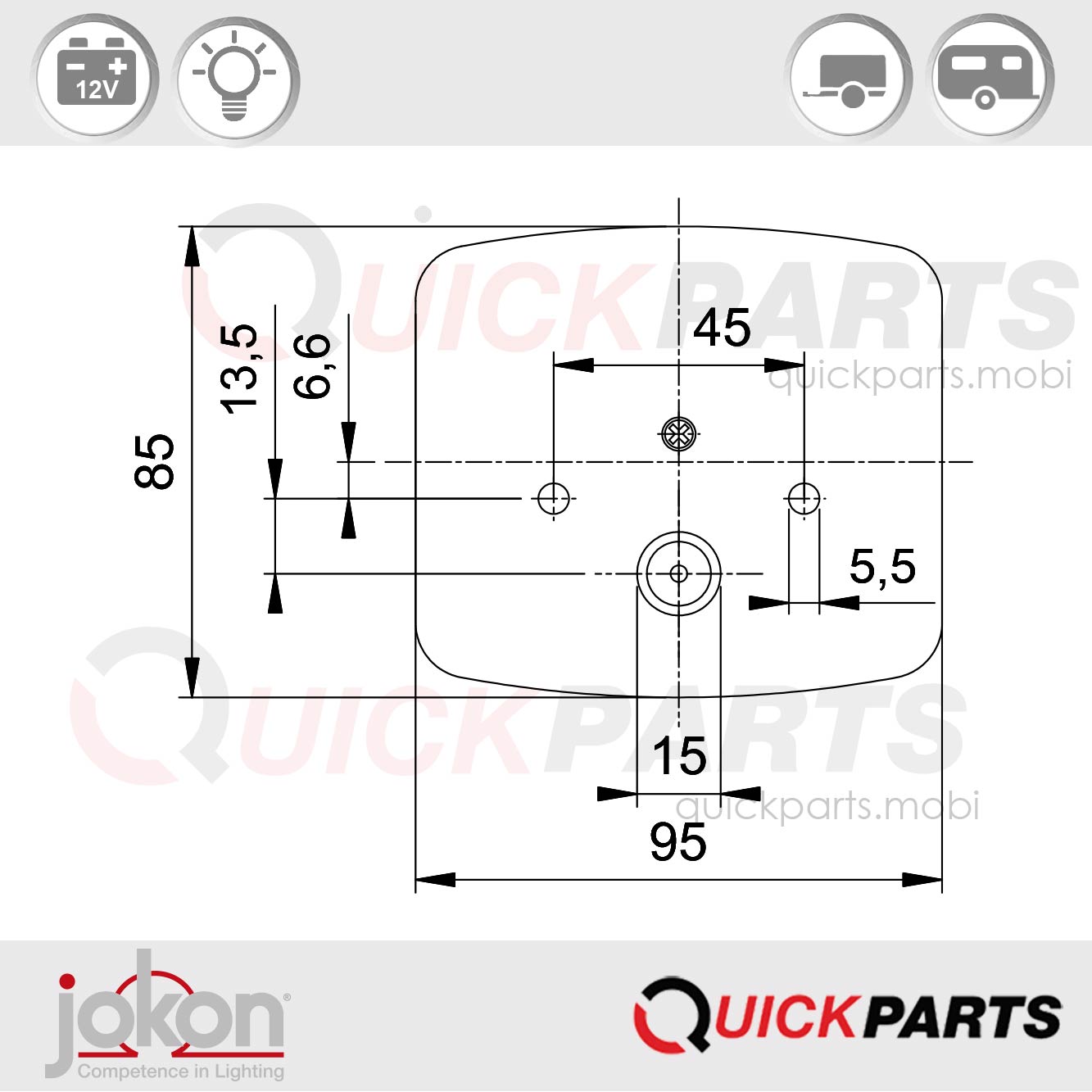 Selbstansaugende elektrische Flügelzellenpumpe mit integriertem Bypass-Ventil.