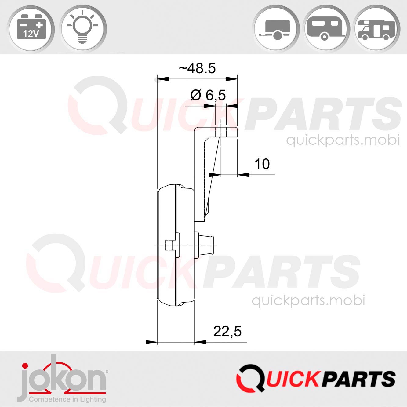 SMLR 130-WP | Luz lateral de posición | Jokon E1-00108 E1-022133912.1004.031.marktplaats | MD_12.1004.031.formaatJokon – Experto en iluminaciónLuz lateral de posición | Jokon E1-00108 E1-0221339 (repetido)