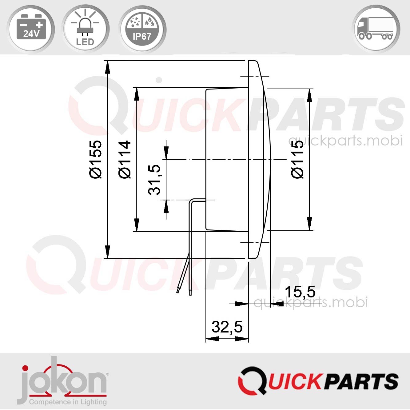 Encontrará sistemas de iluminación de alta calidad para cualquier aplicación, que mejorarán el aspecto de sus vehículos.Intermitente LED / Cat. 2a 24V | Jokon E2-06015Intermitente LED / Cat. 2a 24V | Jokon E2-06015Intermitente LED / Cat. 2a 24V | Jokon E2-06015Intermitente LED / Cat. 2a 24V | Jokon E2-06015