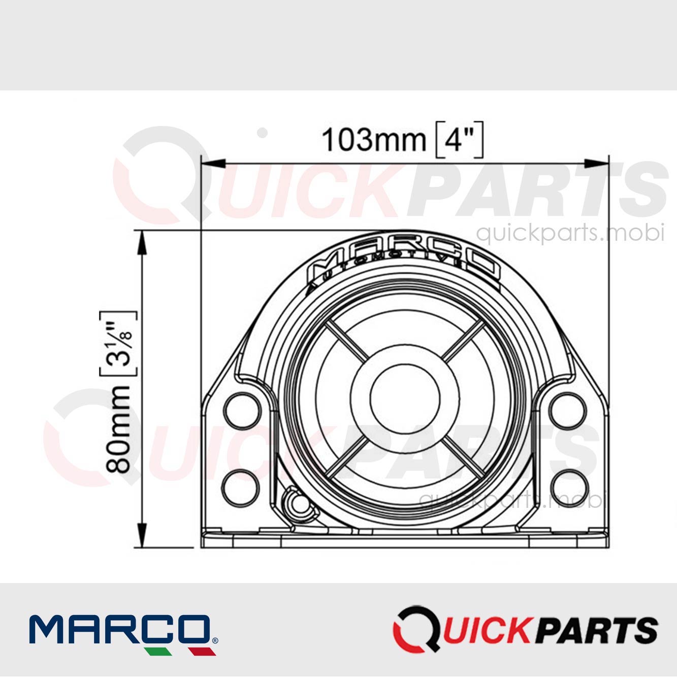 Alarme de recul | 6-100V | Marco 104 120 15 | Bk1 – Image 2