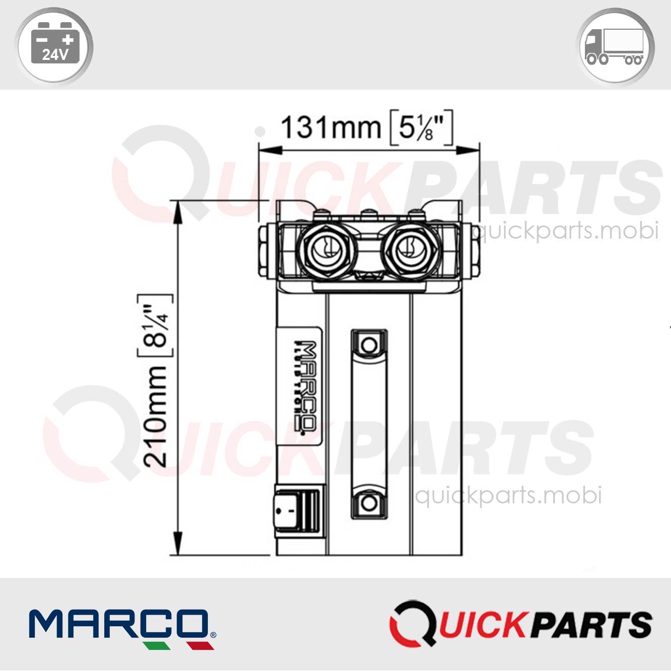 Bomba eléctrica autocebante para diversos líquidos | 24V | Marco 166 020 13 - Imagen 4