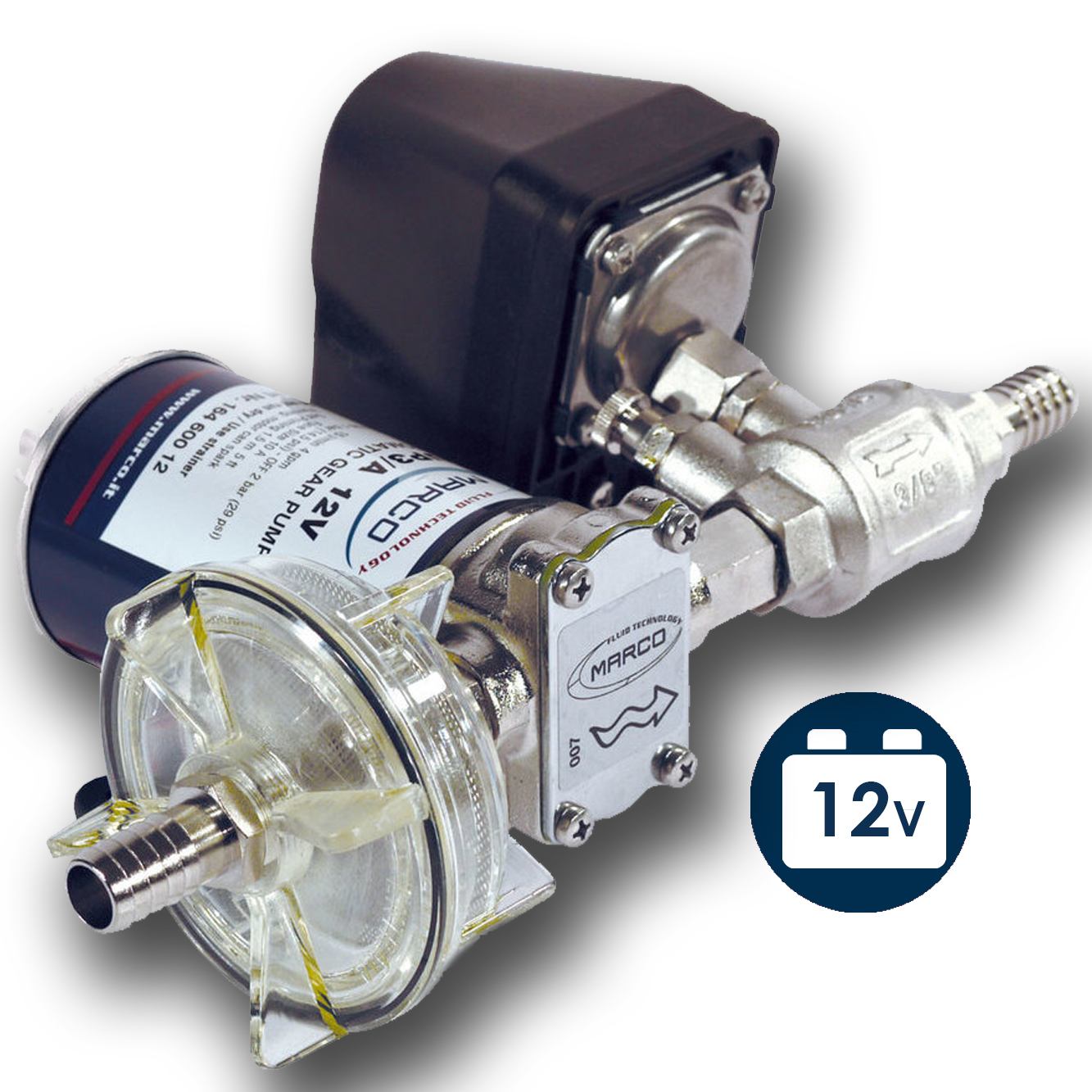 etc. | Bomba con presostato para uso como bomba automática en sistemas de agua potable a bordo de barcos