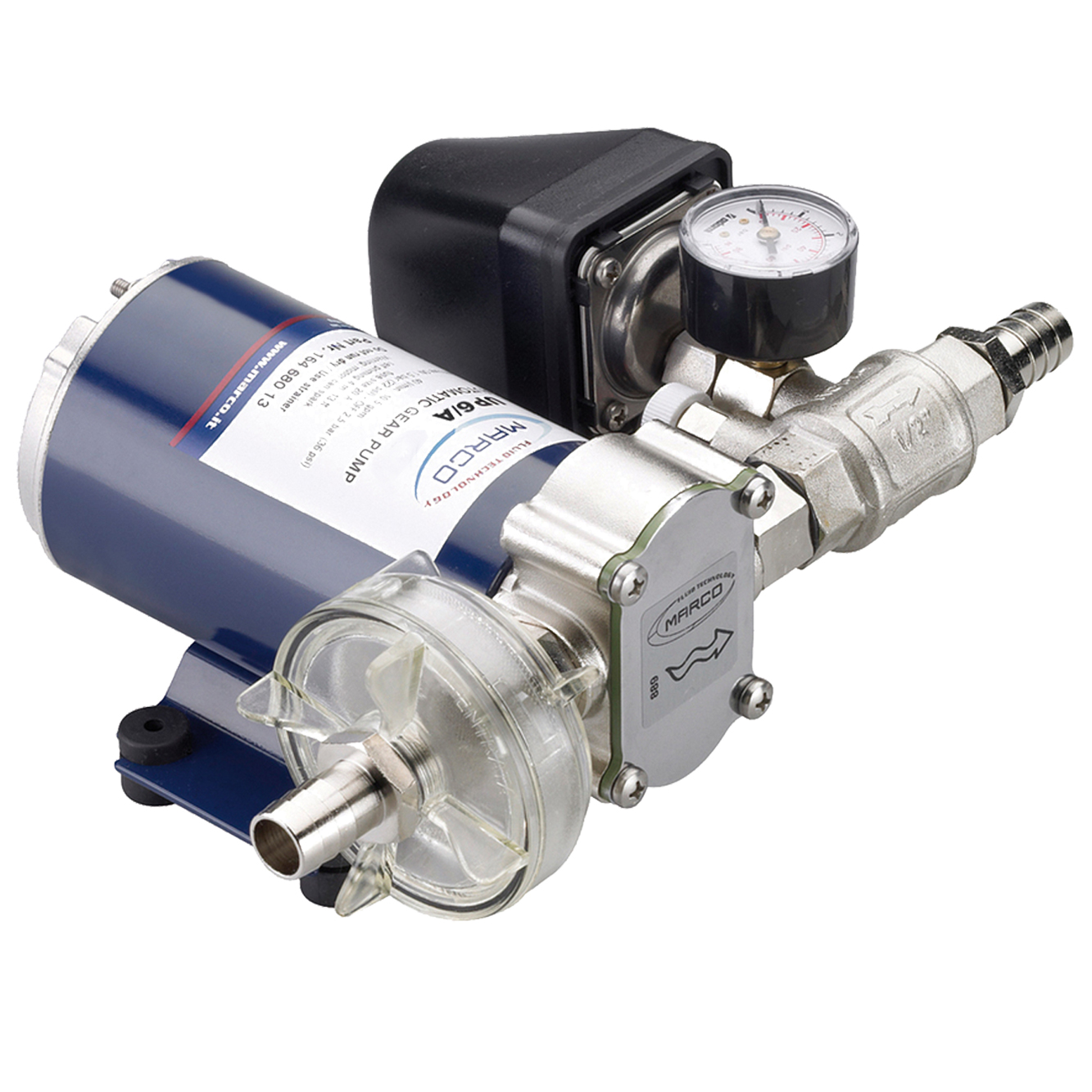 Bomba eléctrica autocebante para sistemas de agua dulce y sanitaria en embarcaciones, casas rodantes etc. | 26l / min - Imagen 3