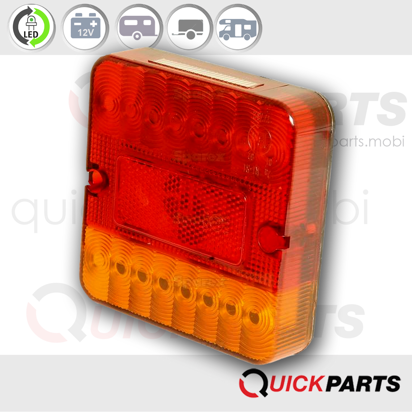 LED Rück-Multifunktionsleuchte 12V | TA00867