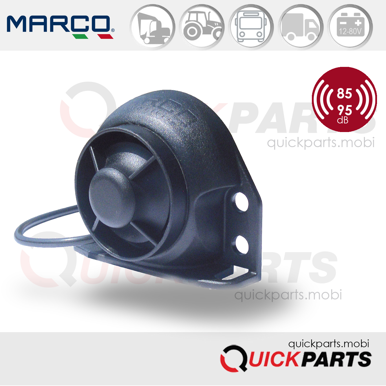 |||MARCO S.P.A fabrique des avertisseurs à air ou électrique pour voitures