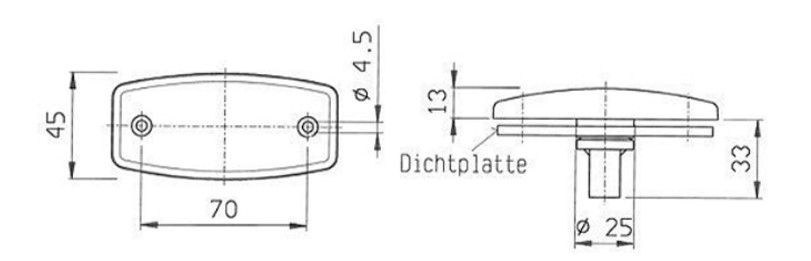 Begrenzungsleuchte | 12V | Jokon 11.1006.101, E1-1292, PLR 1006 – Bild 6