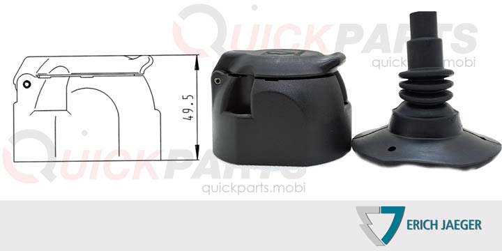 Toma de 13 polos/12V (ISO 11446) y sello - Erich Jaeger 121312 - Imagen 5