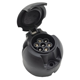 7P/12V Socket - ISO 1724 - Type N - Erich Jaeger 101118 - Image 6