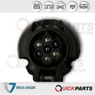 7P/12V Steckdose (ISO 1724 - Typ N), Kontaktanschluss: Schraubkontakt