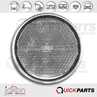 Reflector - Wit - Ø 81.5 mm | Jokon E1-0121259|Reflector - Wit - Ø 81.5 mm | Jokon E1-0121259|Reflector - Wit - Ø 81.5 mm | Jokon E1-0121259|In de JOKON-reeks vindt u hoogwaardige verlichting voor elke toepassing die het individuele ontwerp van uw voertuig verbetert en verrijkt.|||
