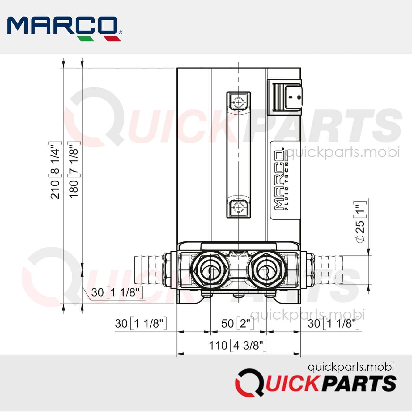 Bomba eléctrica autocebante para diversos líquidos | 24V | Marco 166 020 13 - Imagen 6