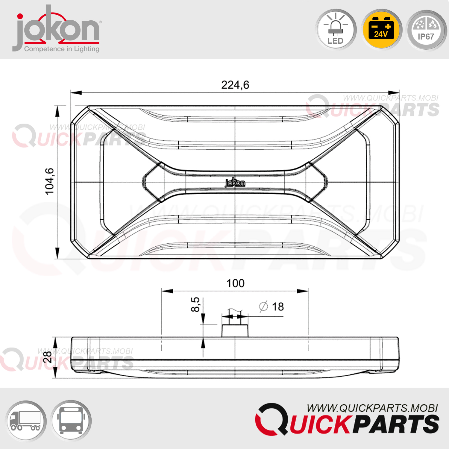 10.3000.500 BBSWNR 940 - 5-function light + E13-36313