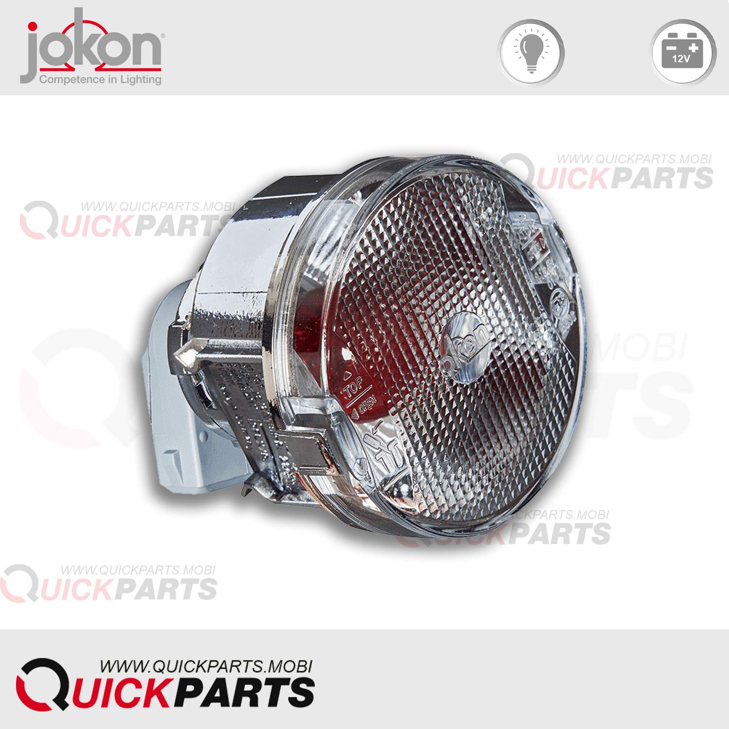Stop light / Tail light | 12V | Jokon 10.0011.300 | E13-13835